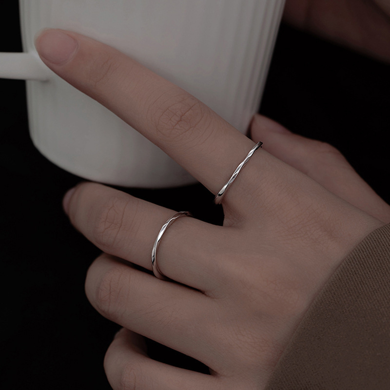 Plain Open Ring, Simple Unisex Couple's Ring, Daily Wear Accessory for Men and Women