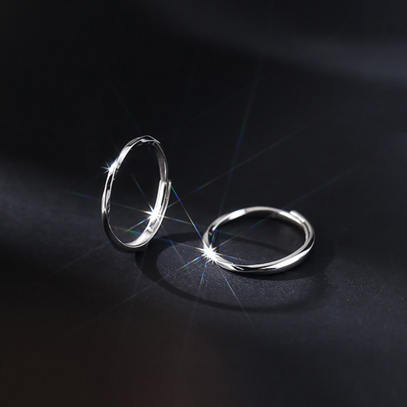 Plain Open Ring, Simple Unisex Couple's Ring, Daily Wear Accessory for Men and Women