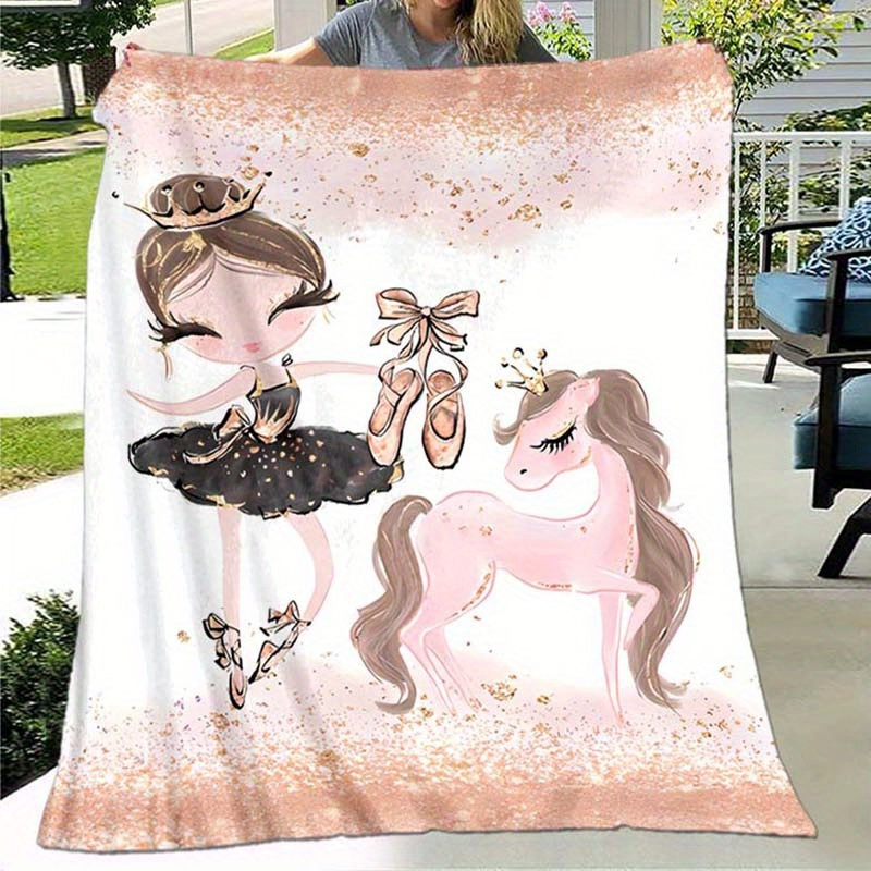 

1pc Blanket - , Size, Polyester , Pattern, , For , , Sofa, Dorm Decor, For
