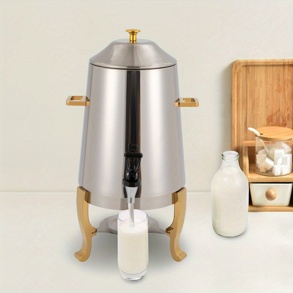

13l Hot Beverage Dispenser Coffee Chafer Stainless Steel Hot Drink Tea Dispenser For Restaurants