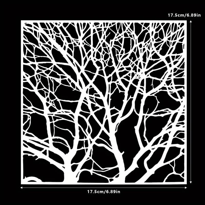 branches and trees plastic stencil for scrapbooking card making painting and diy crafts and reusable mothers day graduation and holiday decorations | temu Temu branches and trees plastic stencil for scrapbooking card making painting and diy crafts and reusable mothers day graduation and holiday decorations | temu Temu
