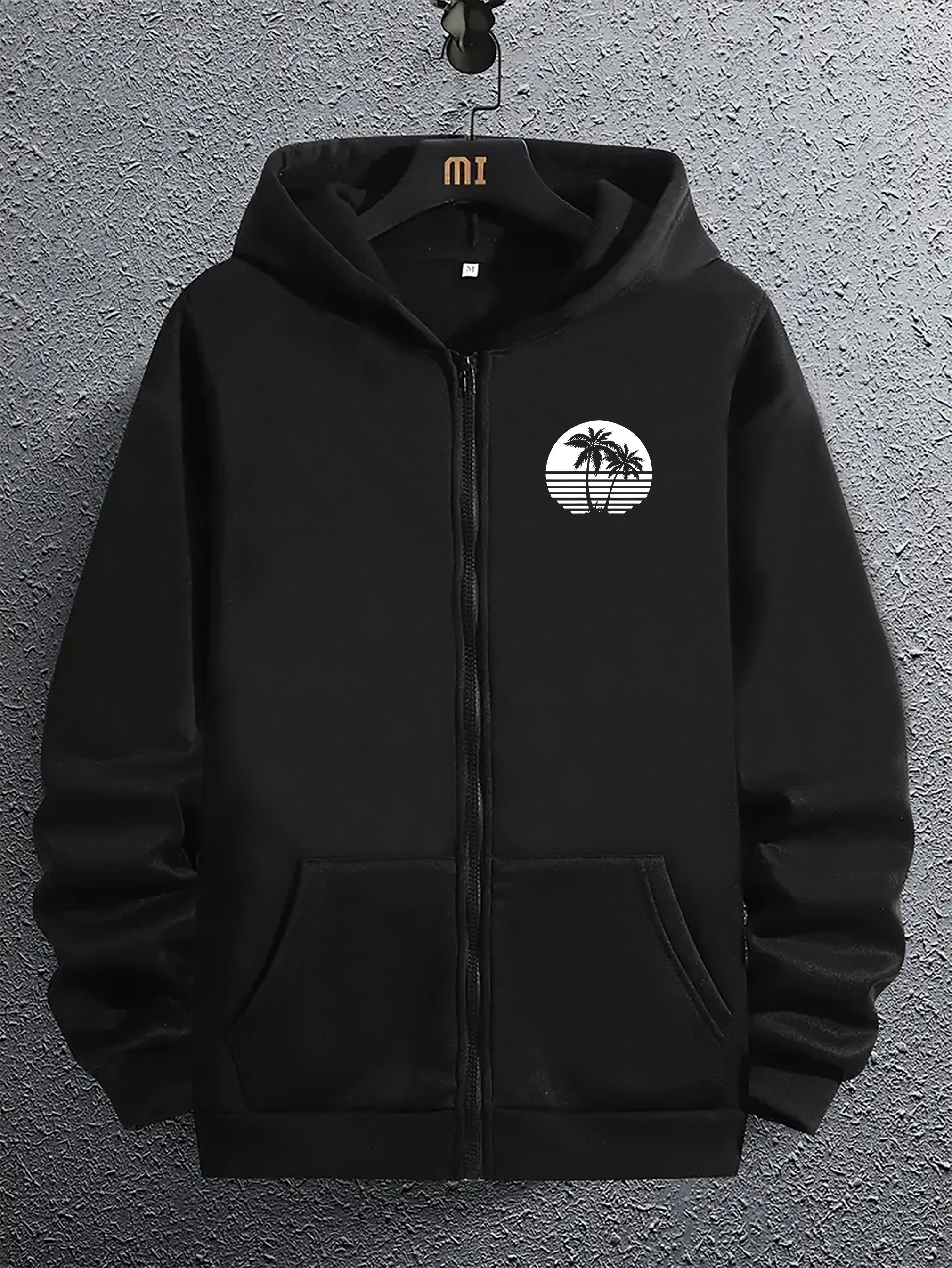 estampado coco sudadera capucha cremallera hombre Temu Uruguay