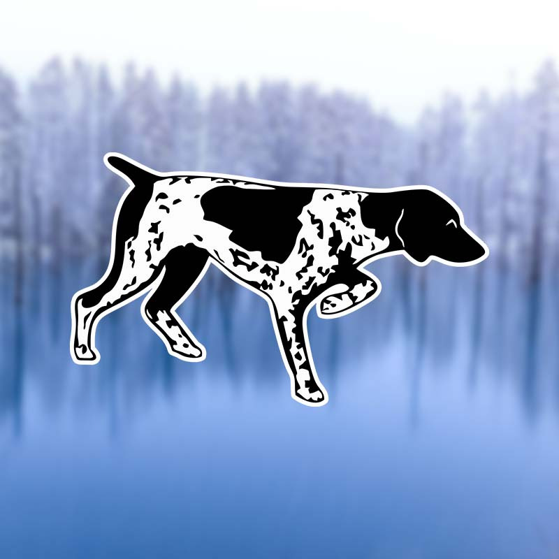 

German Shorthair Pointer Decal Sticker - Peel And Stick Sticker Graphic - - Auto, Wall, Laptop, Cell, Truck Sticker For Windows, Cars, Trucks