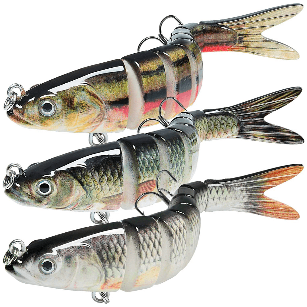 

1/3pcs Bionic Multi-section Swimbait - Catch Bass, Trout & Saltwater Fish With Artificial Hard Bait