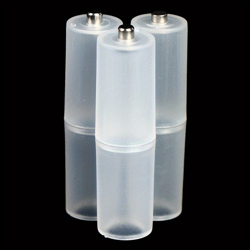 4-Pack AAA to AA Battery Converter Adapters - Clear Plastic Sleeve with Snap-On Design, Compact & Lightweight, Portable Case Included for Electronics, Travel, Home & Office Use, Electronic Accessories | Snug Fit Adapter | Durable Construction 13 4-Pack AAA to AA Battery Converter Adapters - Clear Plastic Sleeve with Snap-On Design, Compact & Lightweight, Portable Case Included for Electronics, Travel, Home & Office Use, Electronic Accessories | Snug Fit Adapter | Durable Construction