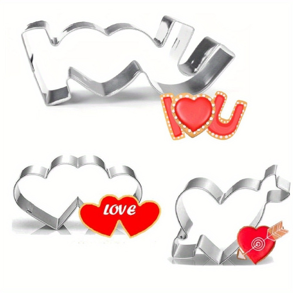 

Valentine's Day Cookie Cutters: Stainless Steel Heart Shaped Cutters For Baking - Perfect For Valentine's Day, Christmas, Or Any Special Occasion