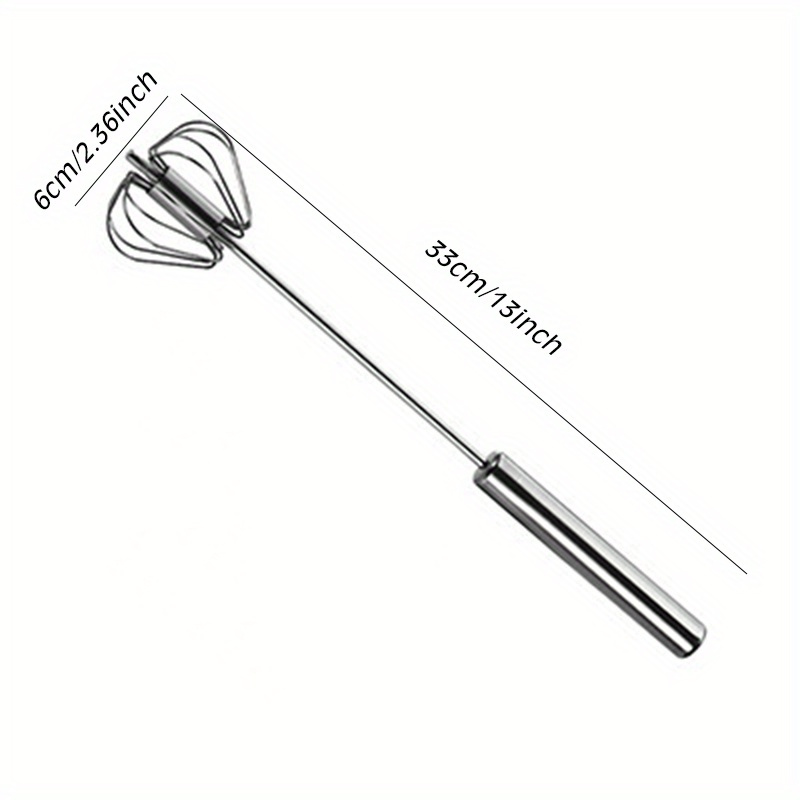 stainless steel manual hand mixer     for baking cooking no electricity needed details 10