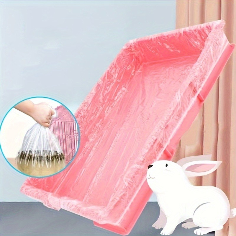 

50-piece Disposable Bird Cage Liners - Easy Clean Plastic Bottom Films For Pet Birds & Rabbits
