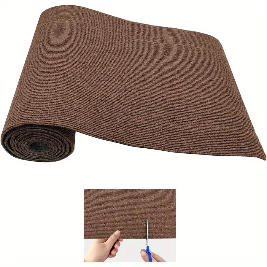 Image of Trimmable Cat Furniture Protector With Self-adhesive Scratching Mat For Couches, Doors, And Cat Tree Shelves, Furniture Protection, Sleek Pet Accessory