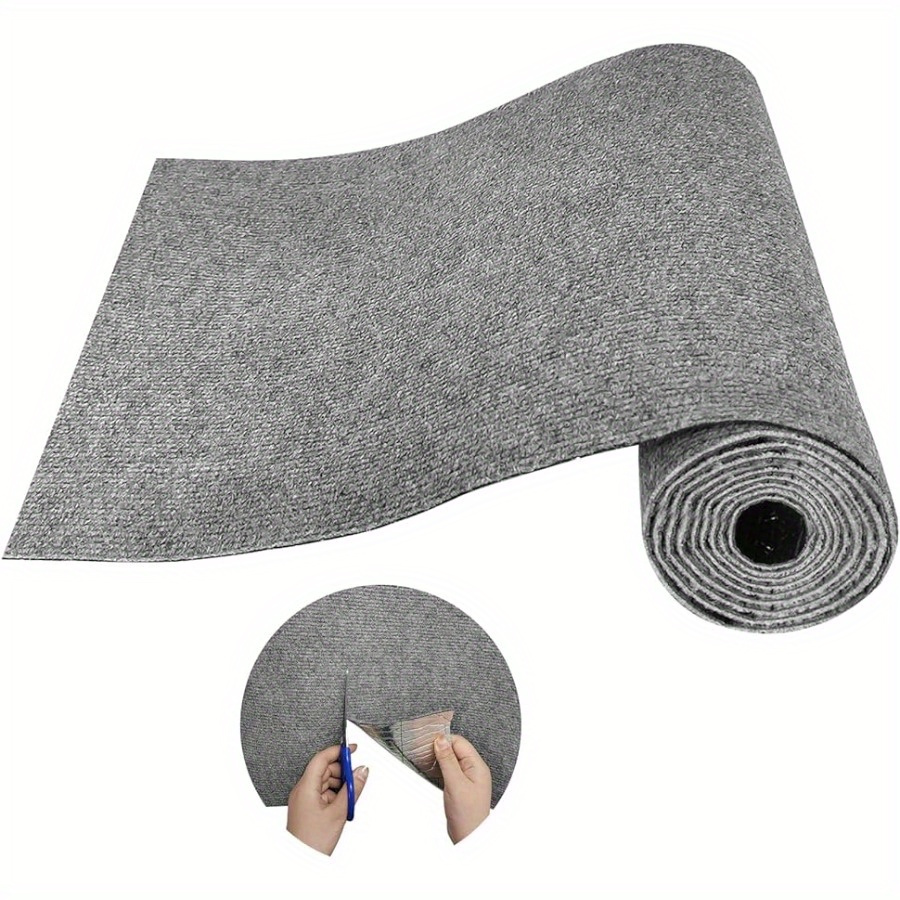 

1pc Self-adhesive Cat Scratching Post Carpet, 78.7"x15.8" - Polyester Mat For Cat Trees & Furniture, Easy To Cut & Apply, -resistant, Grey