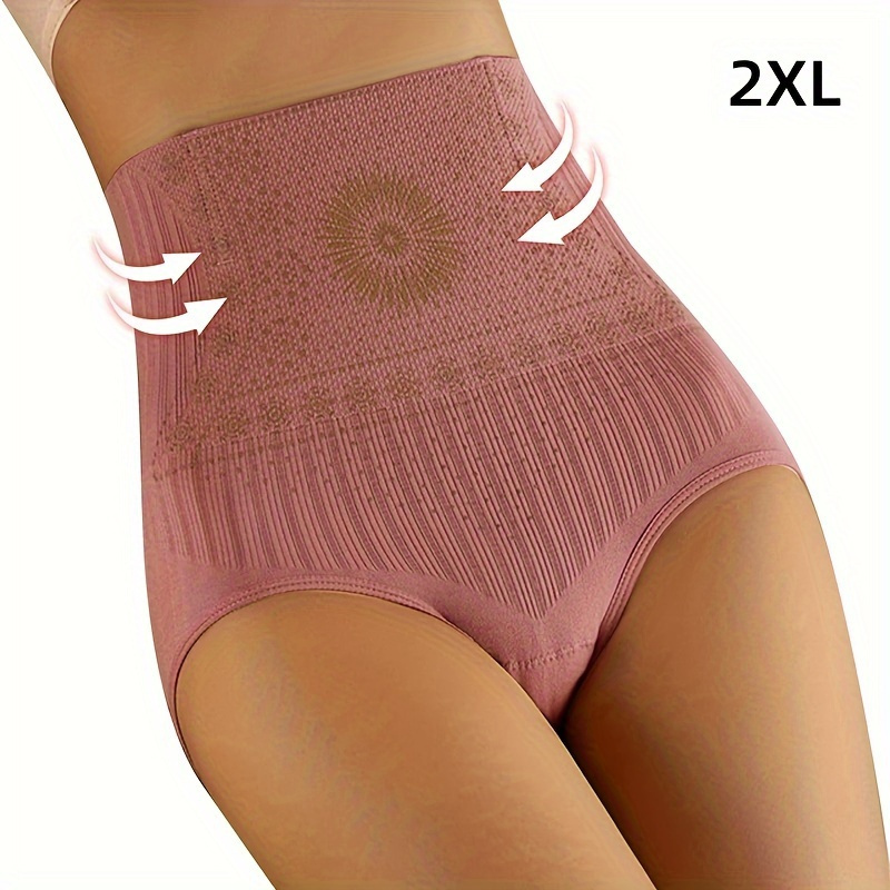 Women's High Waisted Tummy Control Panties - Seamless Shapewear Briefs For Slimming & Smoothing