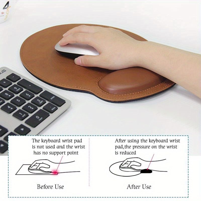 

Ergonomic Mouse Pad Foam Wrist , -slip For And Use