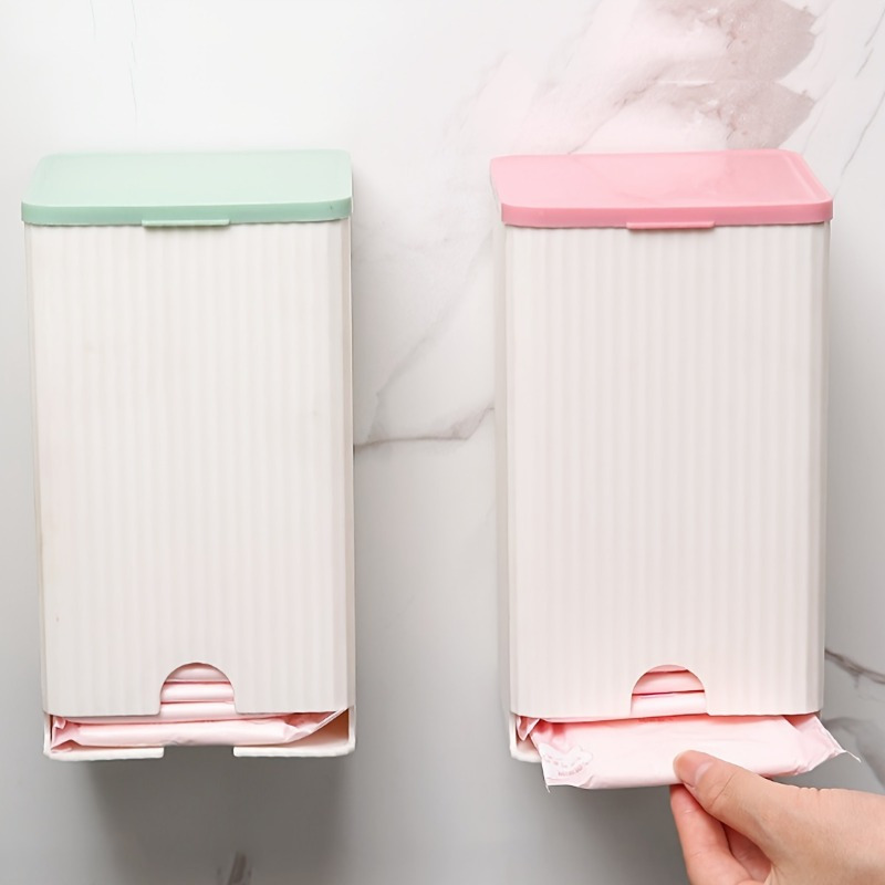 

Wall-mounted Tissue & Holder - Waterproof, Punch- For Bathroom And Office Organization