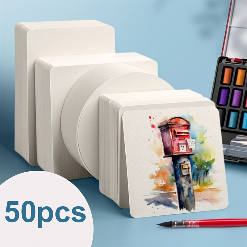 

Watercolor , 50pcs - 300gsm For Diy Art, You Cards, Greetings, Christmas & Invitations