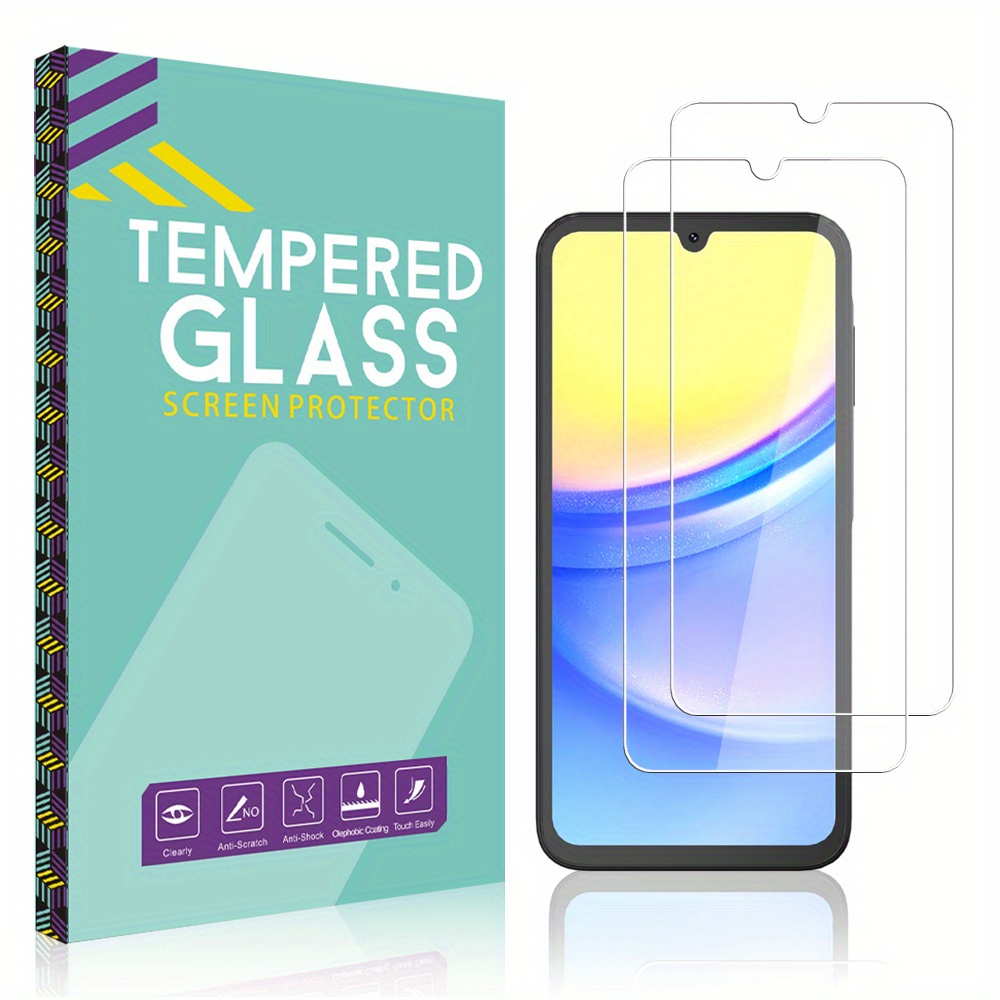 

2pack For Galaxy A15 4g A15 5g Tempered Glass Screen Protector