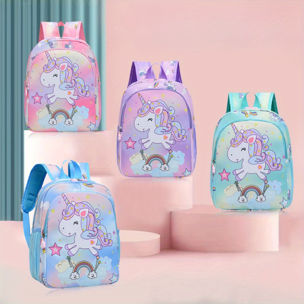 

Cartoon Printed Backpack For 3-6 Years Old, Ultralight New Style Boys And Girls School Bag