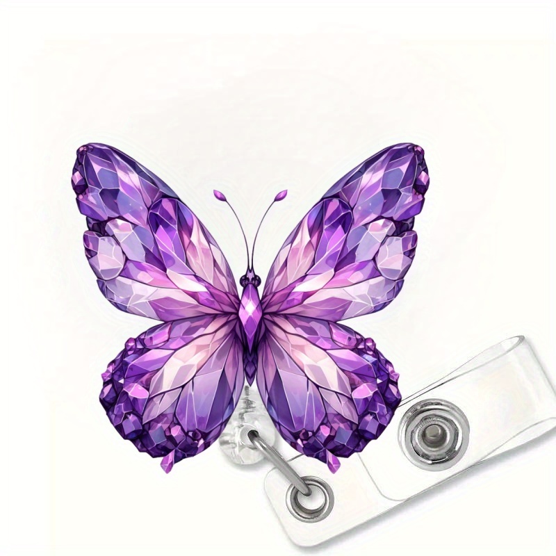 

Retractable Nurse Id - Purple , , For Nurses, Doctors &