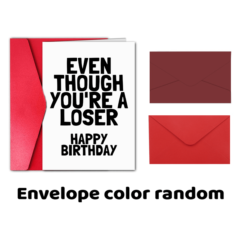 TEMU Une carte d'anniversaire humoristique et pour tous - ''