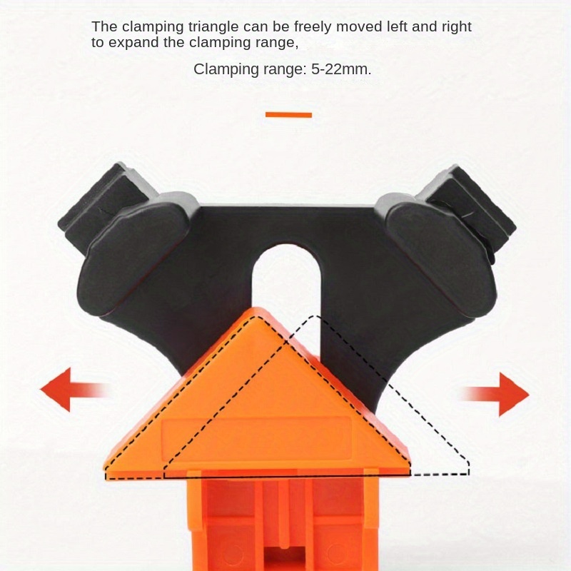 2pcs Woodworking Right Angle Clip Fixer for Picture Frames