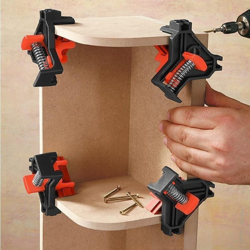 2pcs Woodworking Right Angle Clip Fixer for Picture Frames