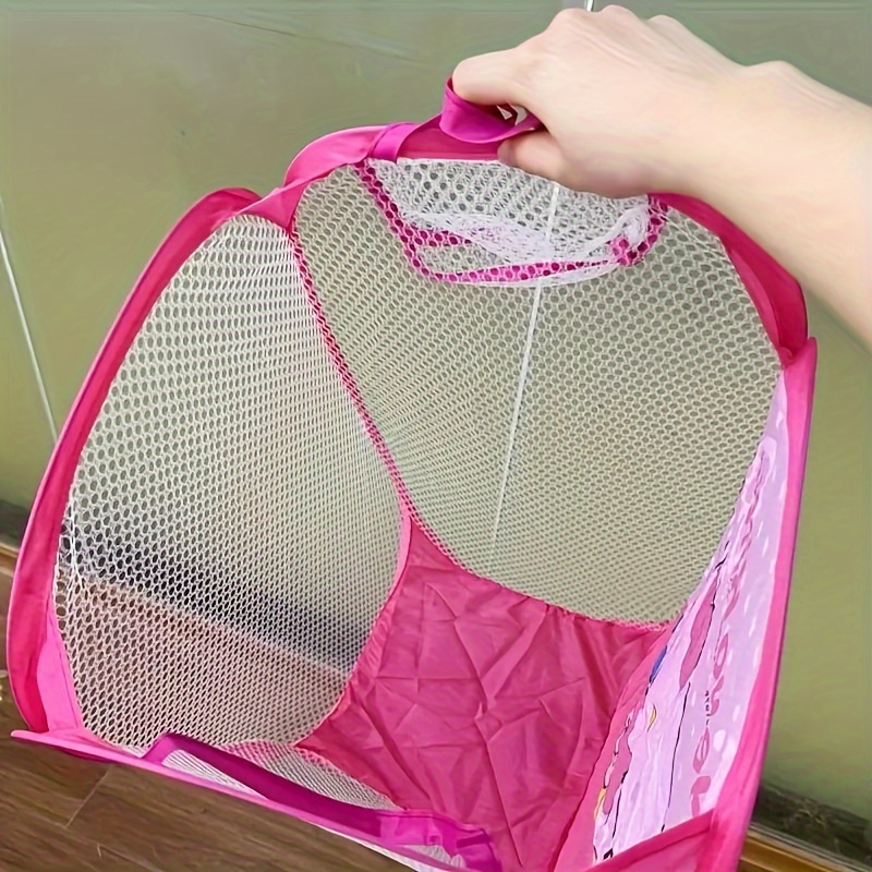   kawaii cute storage bag     foldable organizer dirty clothes laundry basket details 1