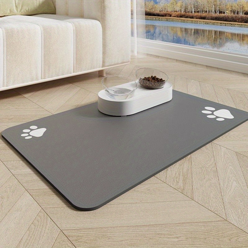 

Pet Feeding Mat, Placemat, -drying, No-stain For Messy Drinkers, Pet Bowl Mat Accessories