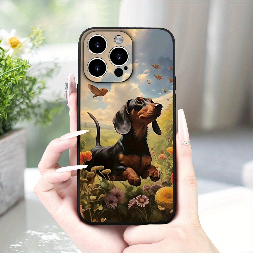 

Cute Dog Graphic Phone Case For 15/14/13/12/11/xs/xr/x/7/8/plus/pro/max/mini