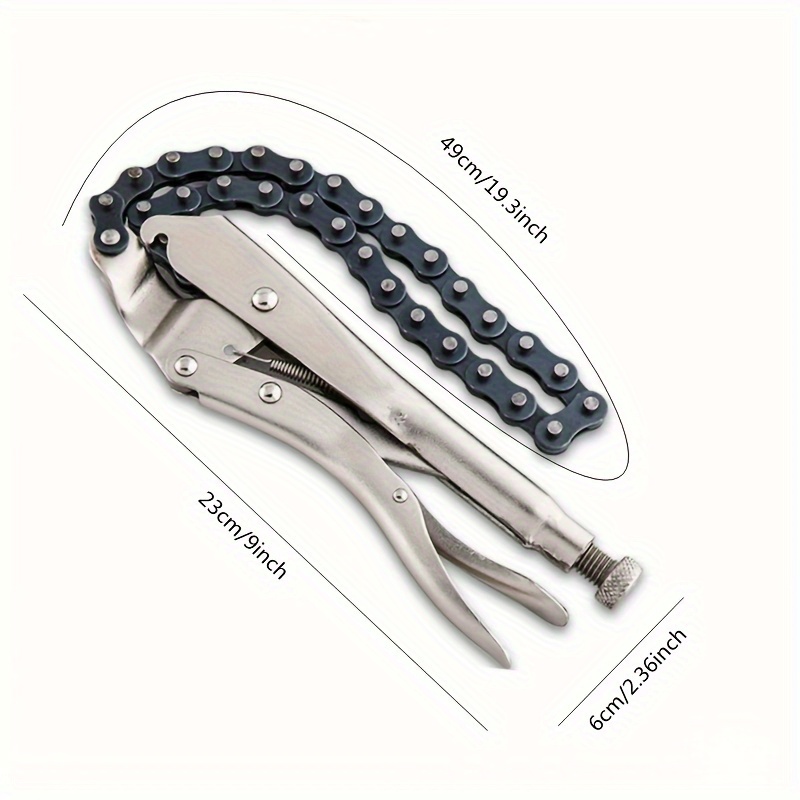 

1pc Versatile Chain Plier - 49cm In Length, Easy To Use, A Universal Tool For Replacing And Securing Chains With C-clips