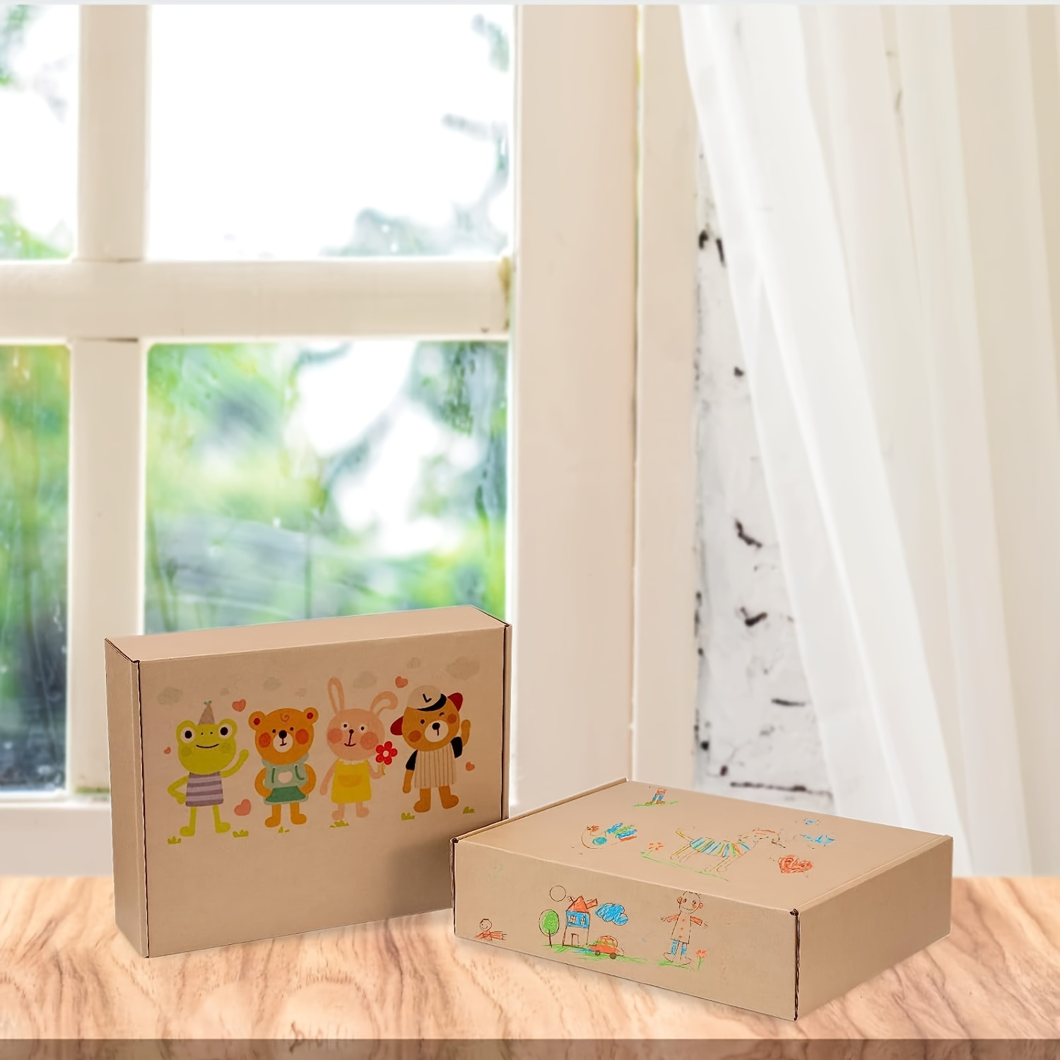 100 pcs extra hard kraft paper aircraft boxes small paper boxes for gift packaging and details 5