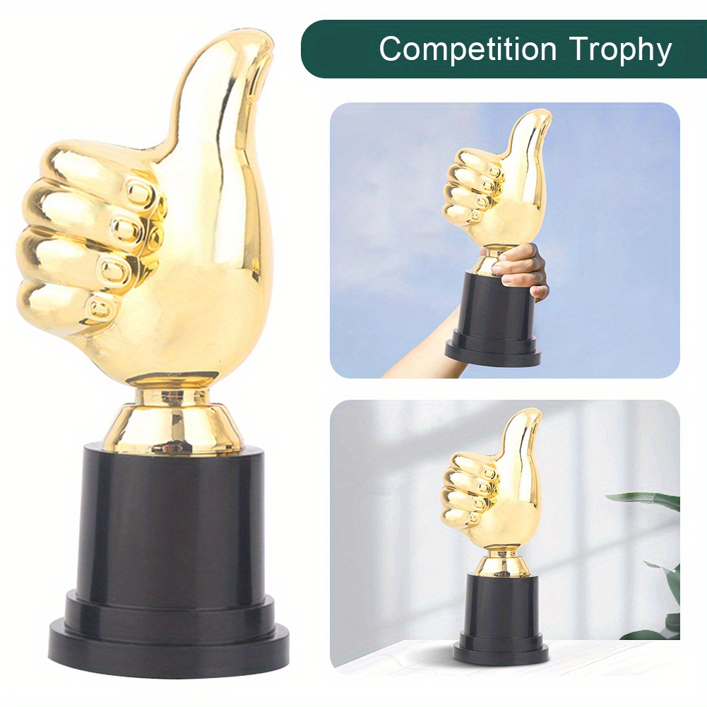 

1pc Mini Thumbs-up Trophy Awesome Medal For Competition Sport Event