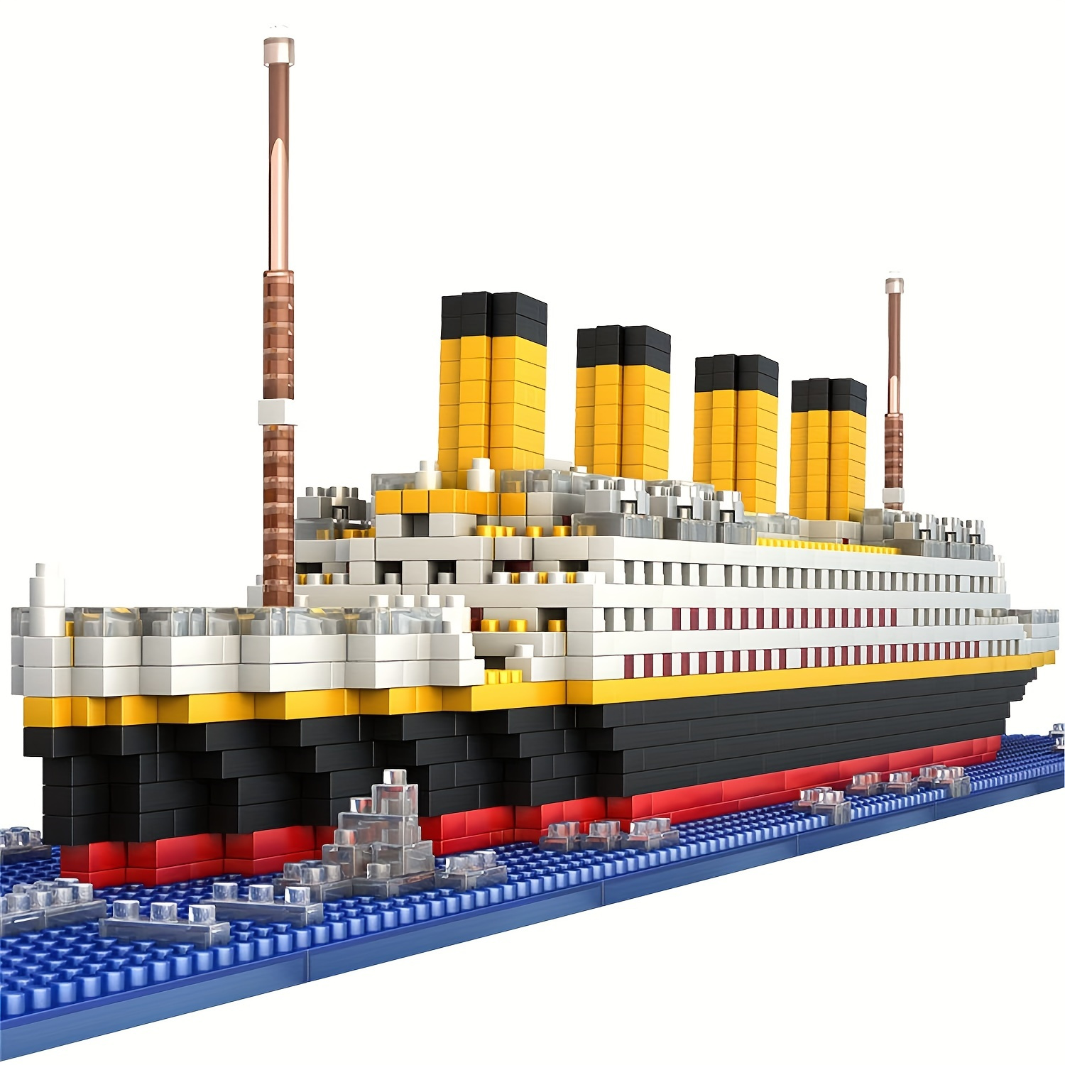 

1878pcs Ship Model Set, 3d Puzzle Sets, Diy Educational Toys, Bricks Toy With Mini Blocks, Gift For Kids/adults, /thanksgiving Day/christmas Gift