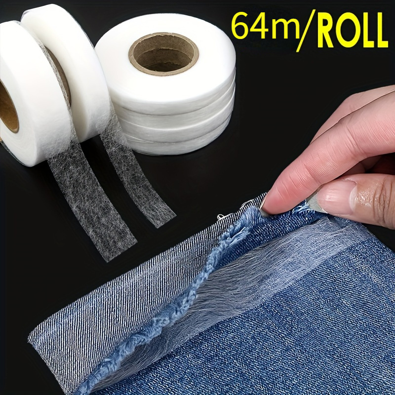 

Double-sided Non-woven Adhesive Hem Tape For Sewing And Crafts - White