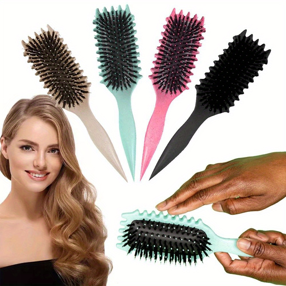 

Detangling Hair Brushes, Anti-static Curly Hair Brush Set With Air Cushion Combs, Scalp Massages, Styling Tools For All Hair Types, Ergonomic Design For Wavy & Curly Hair Management