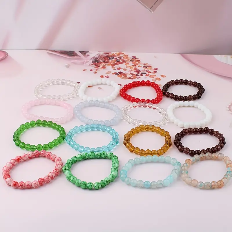 Girls Multi Iridescent Starlet Shimmer Bracelets Set of 5 Girls Multi Iridescent Starlet Shimmer Bracelets Set of 5