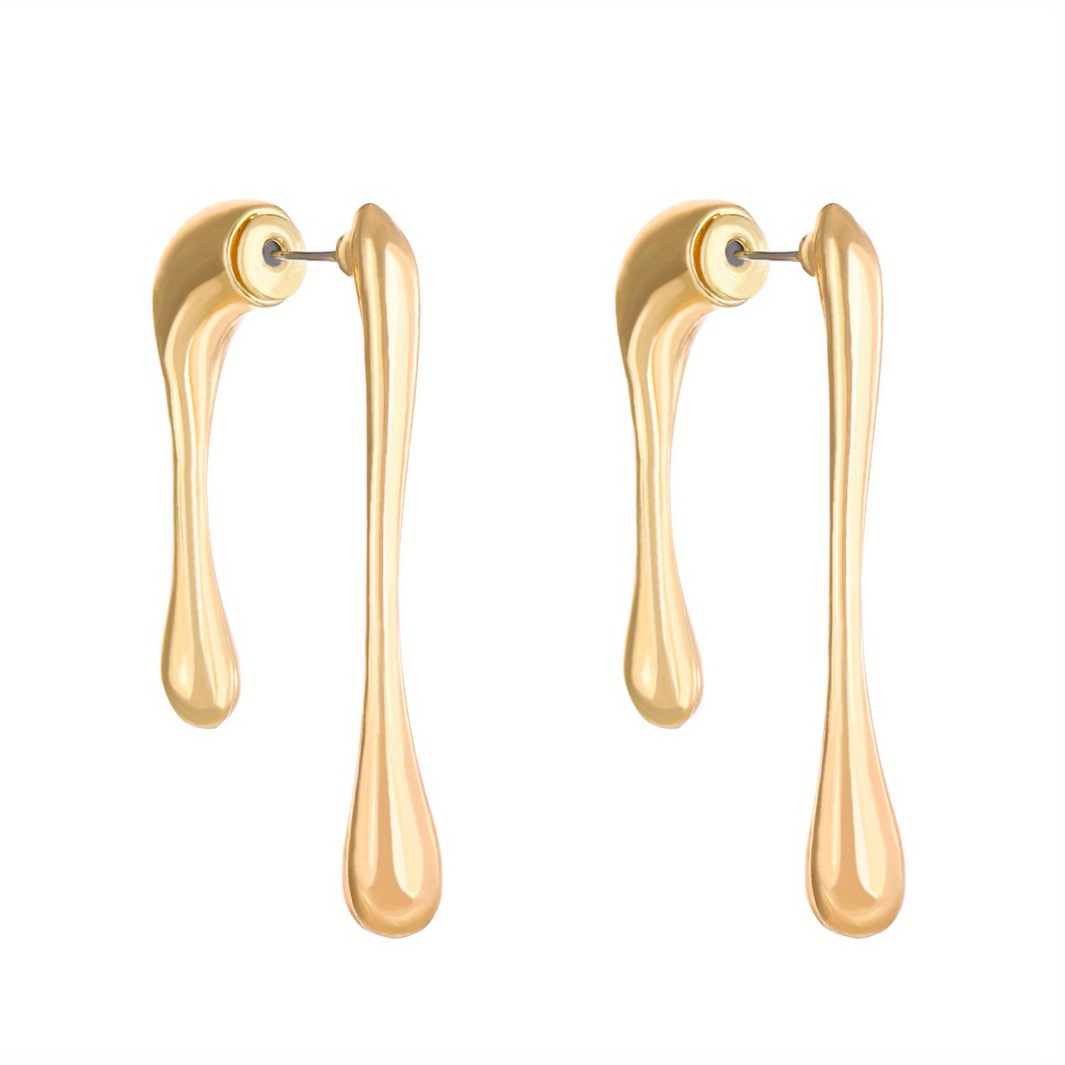 

Get Noticed With Our Irregular Droplet Earrings With Unique Linear Design For Women