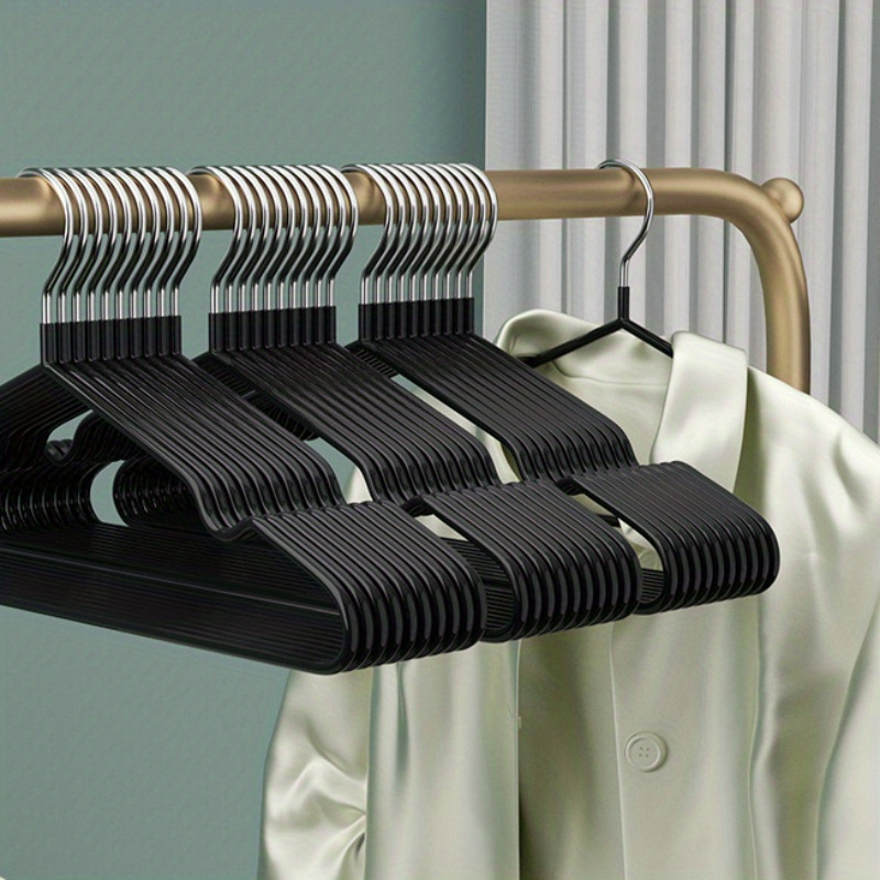 

Value Pack 30pcs Metal Clothes Hanger, Heavy Duty Clothes Rack, Space Saving Clothes Storage Organizer Rack For Clothes, Closets, Coats And Shirts, Suitable For Clothing Stores