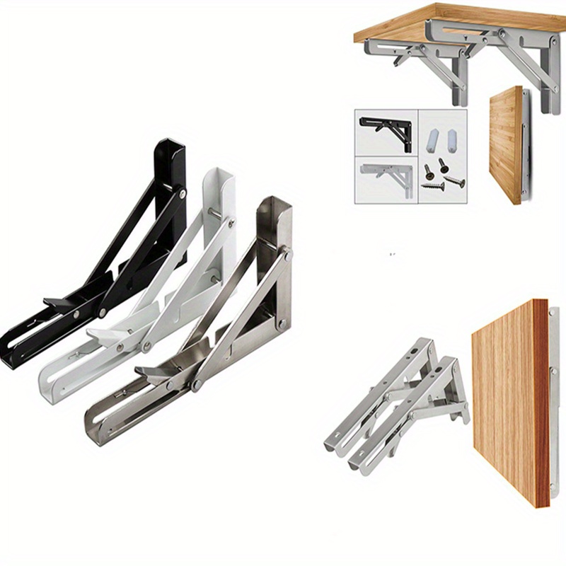 

Thickened Stainless Steel Folding Bracket, Triangular Bracket, , Wall Shelf, Layer Board Bracket