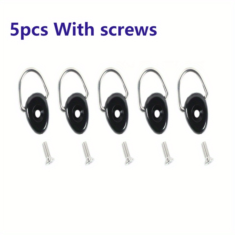 Image of Set Of 5 Tie Down Anchors For Models From 2019 To 2023, Featuring D-ring Buckles And Made From Abs And Stainless Steel