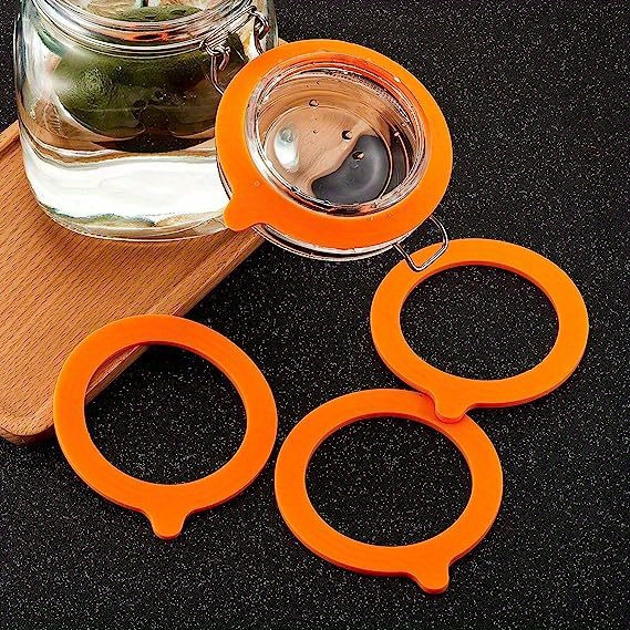 8pcs 3 75 silicone jar gaskets airtight seals for regular mouth canning jars   pc material non food grade details 6