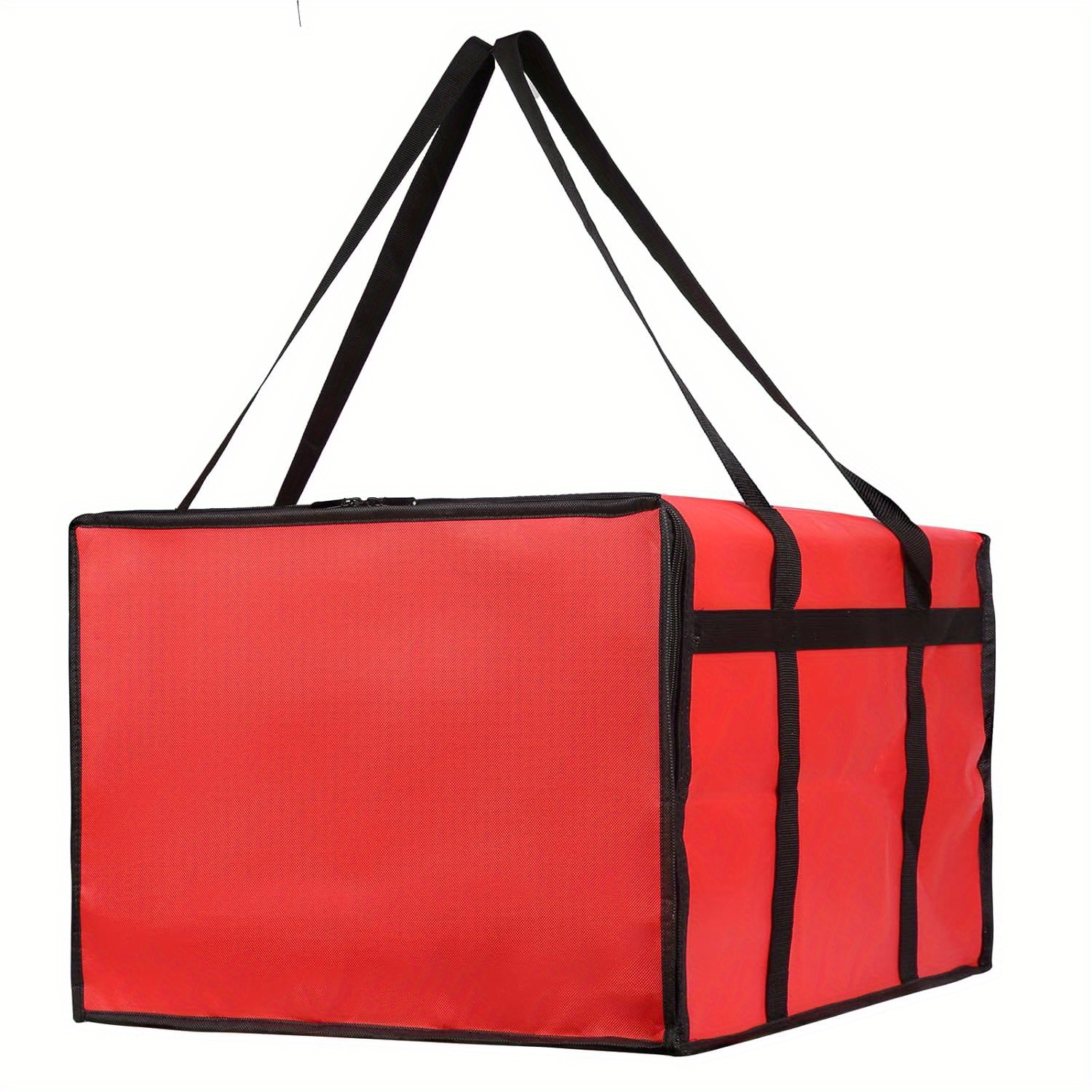 

Insulated Pizza Delivery Bag - , 20"x20"x14" - Hot Food Carry & Parties, Foldable Design