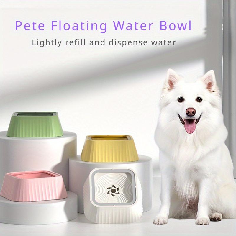 

Anti-splash Pet Water Bowl - Large Capacity, Non-slip Floating Design For Dogs & Cats, Food-grade Pp Material, Ideal For Car Travel Portable Dog Water Bowl Travel Water Bowl For Dogs