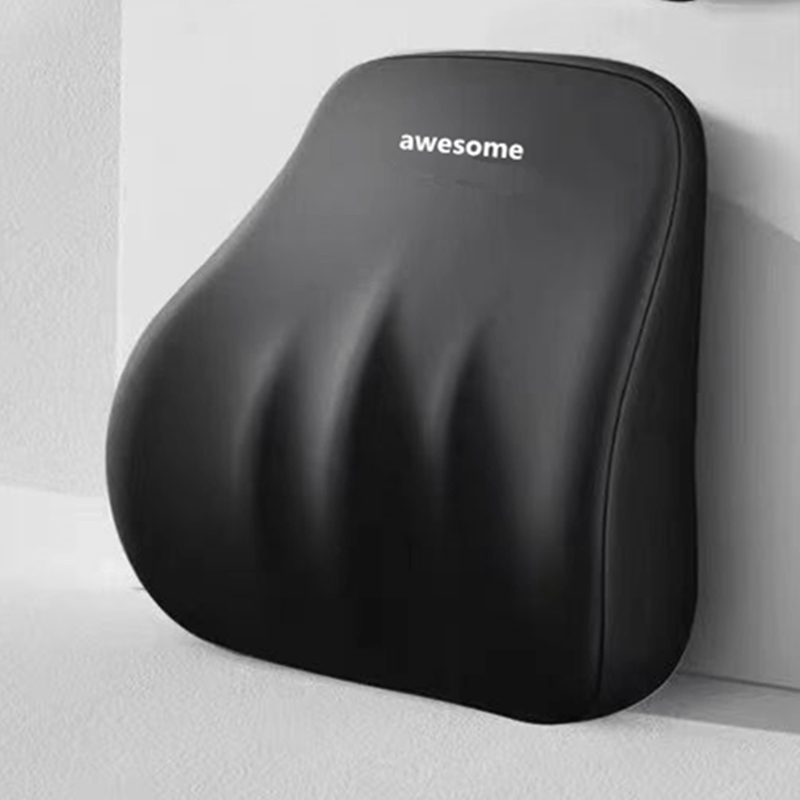 1pc Of H+ Comfortable Lumbar Support For Cars, Featuring Memory Foam That Protects The Lower Back And Spine, Suitable For And Usable In Cars And Offices