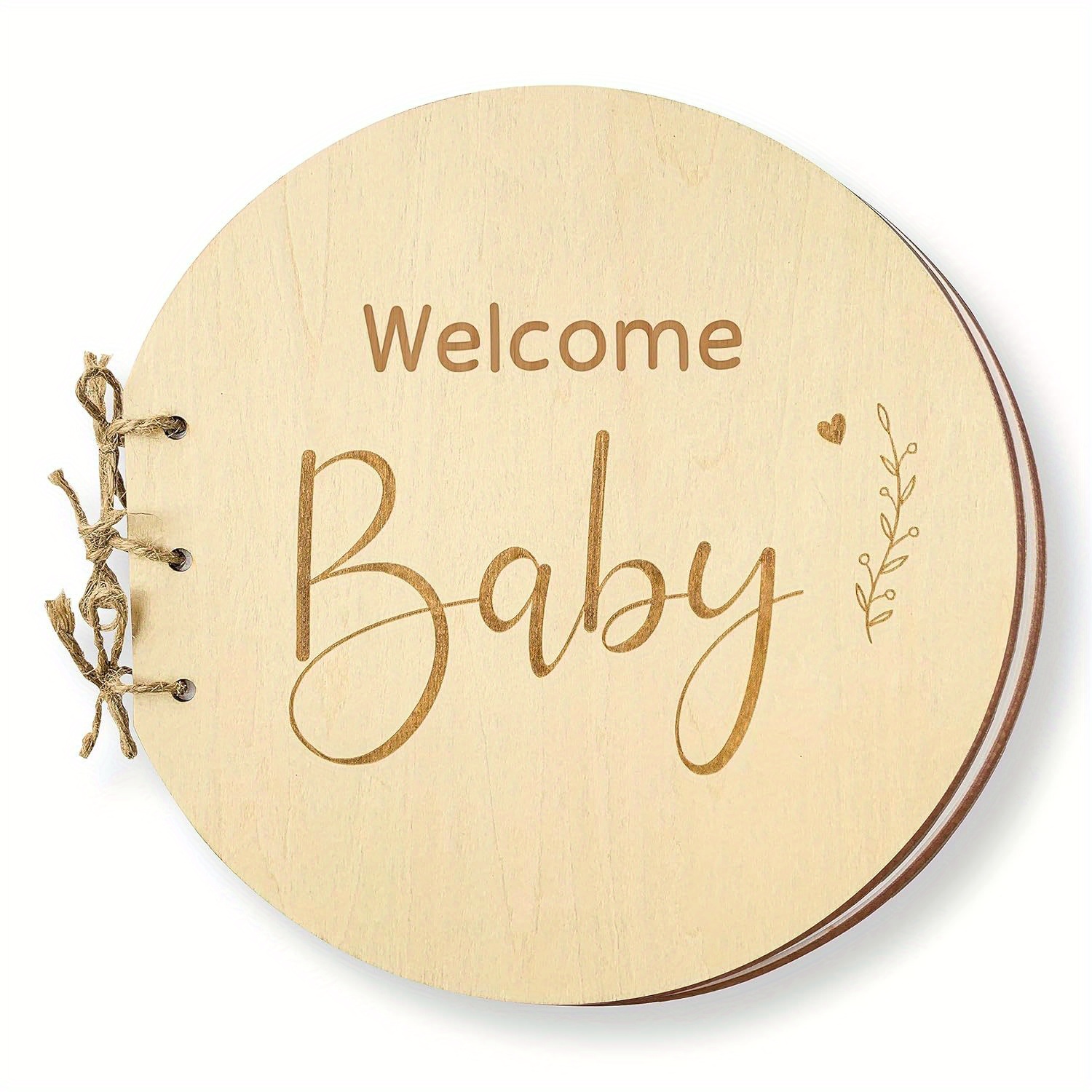 

baby Shower Wooden Guest Book - Creative Sign-in Activity For Boys & Girls, Keepsake Gift For Mom, Shower Game Idea