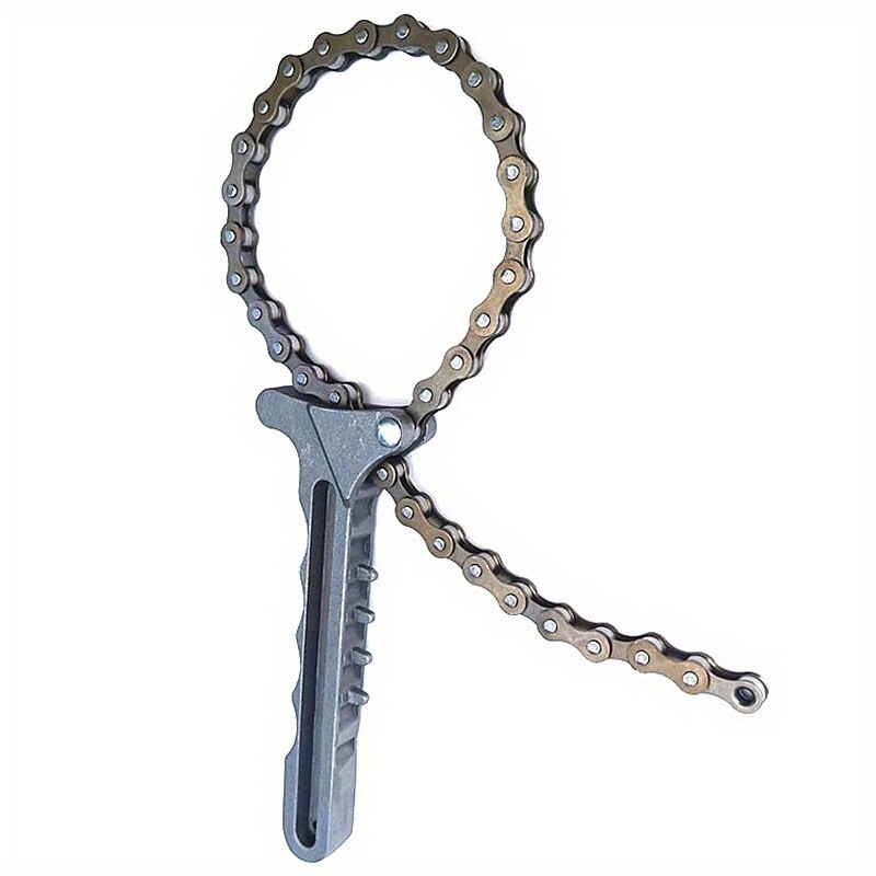 1pc Universal Oil Chain Wrench Oil Fuel Filter Filters Remover Tool Car Engine Torque Chain Wrench Grip Spanner Plier Remover
