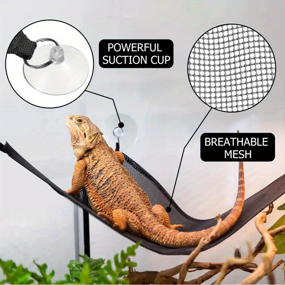bearded dragon hammock loungers breathable mesh strong nylon