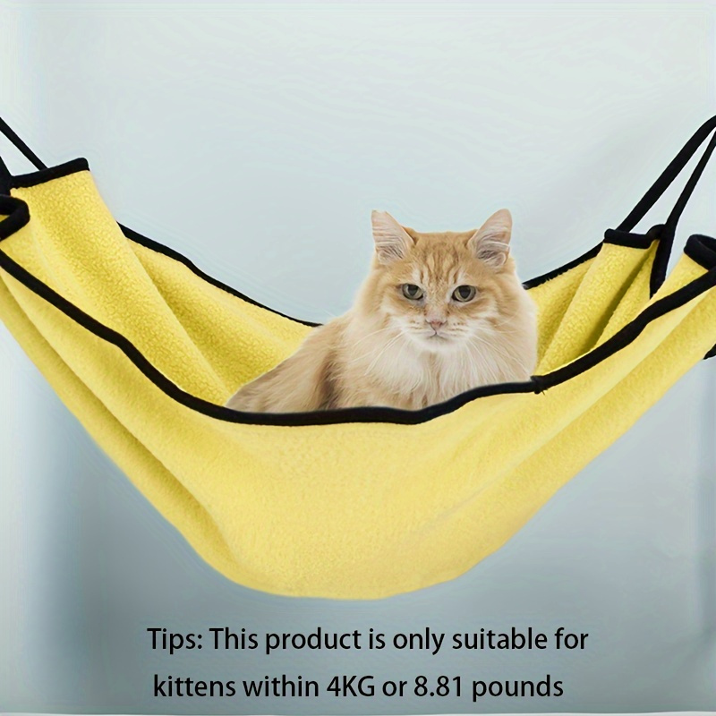 

Cozy & Durable Cat Hammock - Easy-install, Space-saving Swing Bed For Cats | Soft Polyester Material Cat Furniture Bed Cat Hammock For Large Cats