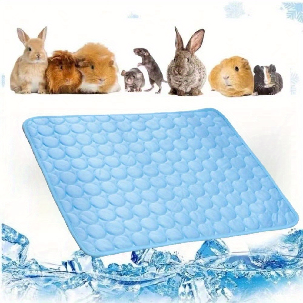 

Chillpup Cooling Mat For Small Pets - Ice Silk Summer Sleep Pad For Hamsters, Rabbits & More - Durable Polyester