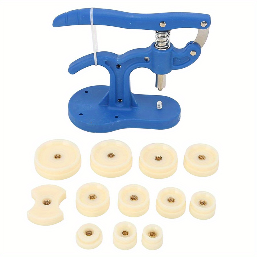 

Watch Back Press Set, Prevent Slip & 12pcs Fitting Dies, Watch Case Closer For Watch Repair