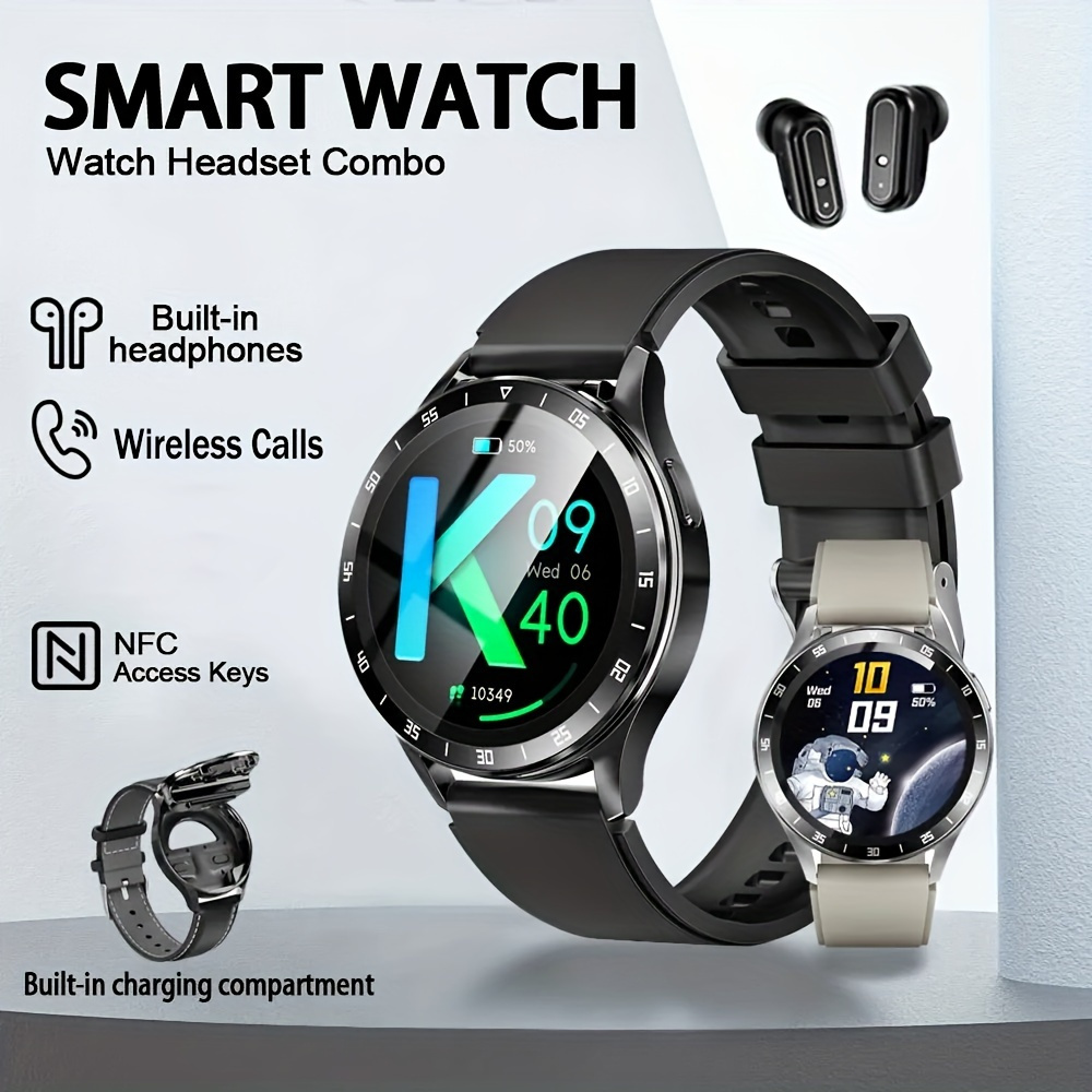 

Fashion X10 Earphone Smartwatch, Tws 2-in-1 Wireless Earphone Call, Nfc Access Unlocking, Sports And Fitness Smartwatch