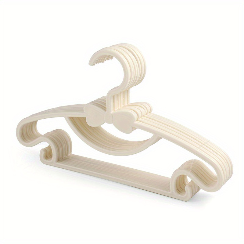 Image of 6/12pcs Clothes Hanger Racks Portable Plastic Display Hangers Windproof Coats Hanger Clothing Organizer For Clothing Stores